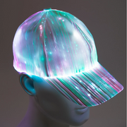LED Color-changing Cap for Raves.