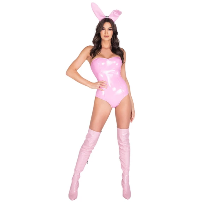 2pc Pink Bunny Sexy Costume - Grumps Collection
