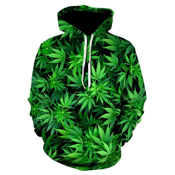 3D Pinted 420 Friendly Hoodie for Raves - Grumps Collection