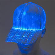 LED Color-changing Cap for Raves.