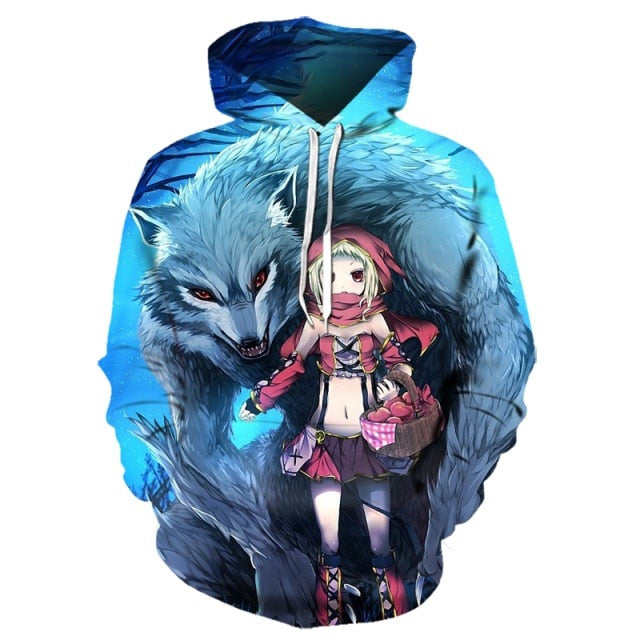 Tippy 3D Mens Animal Hoodie - Grumps Collection
