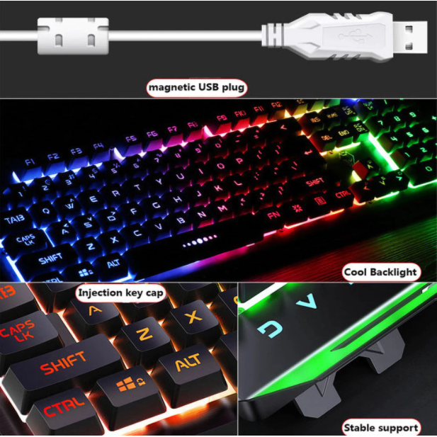 Gaming Mechanical Keyboard Backlit & Mouse.