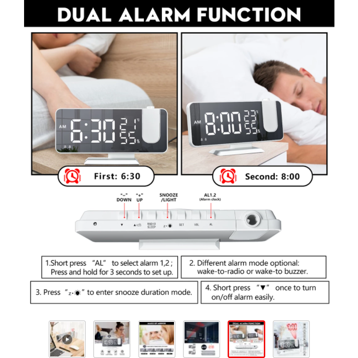 LED Digital Alarm Clock.