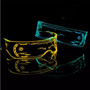 LED Retro Punk Glowing Glasses.