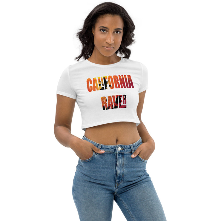 California Raver Organic Crop Top.