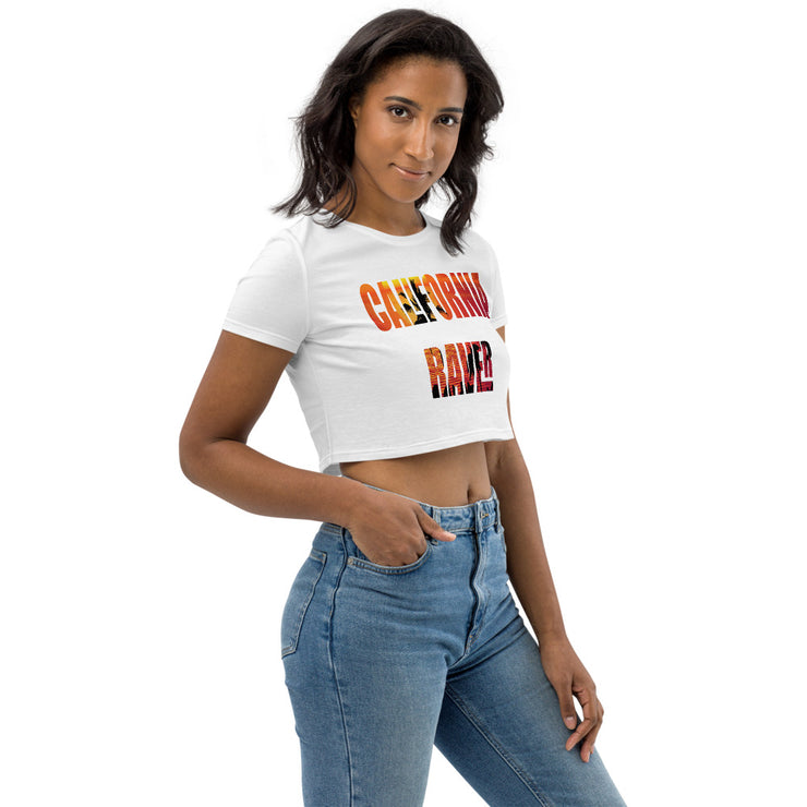 California Raver Organic Crop Top.