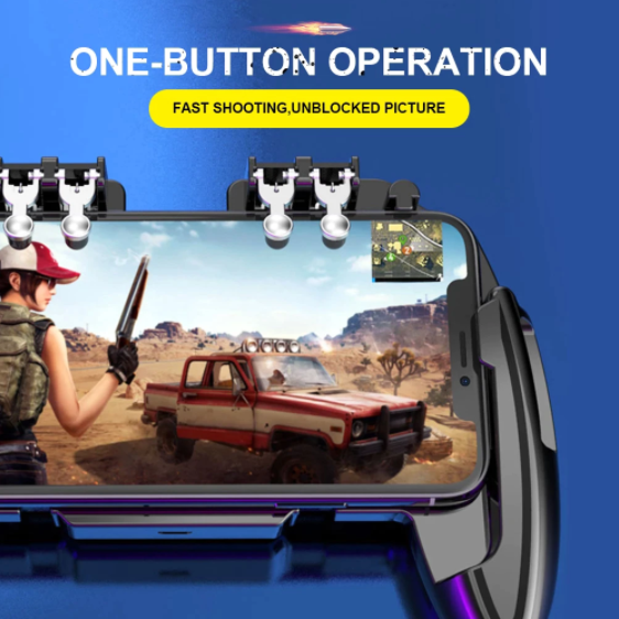 Control Trigger For Mobile Phone PUBG Gamepad Joystick iPhone Android.