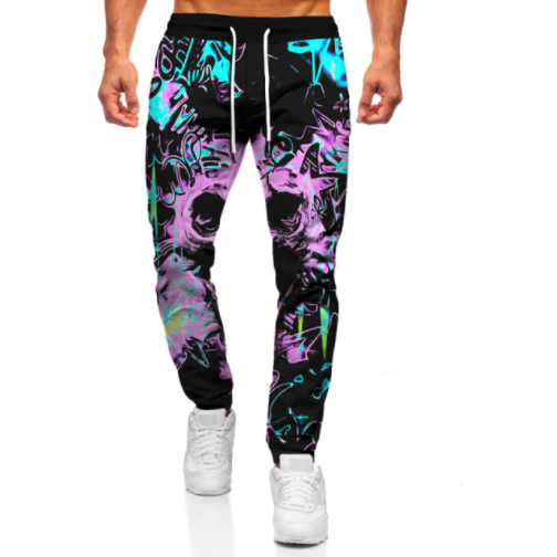パンツ FancyGraffitiColorfulCuteDrawstringPants FancyGraffitiColorfulCuteDrawstringPants - メルカリ